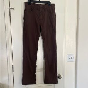 Men's slim fit prana brown pants size 32 x 32